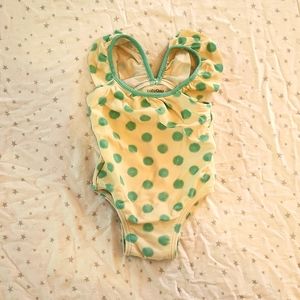 Flutter sleeve baby bathing suit